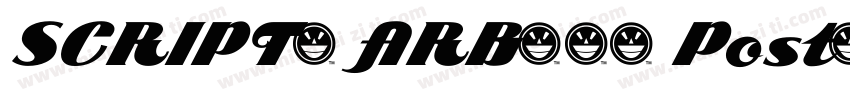 SCRIPT1 ARB-85 Post字体转换